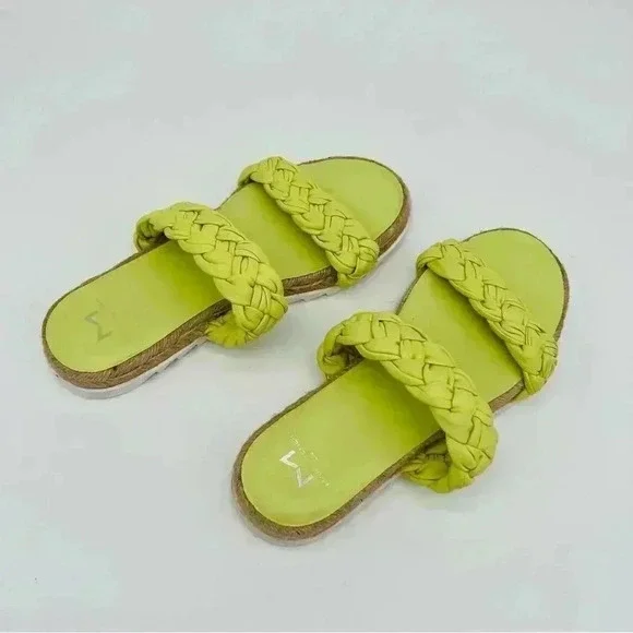 Marc Fisher | Jaimee Slides | Espadrille | Citron | Size 7.5 - Picture 5 of 10